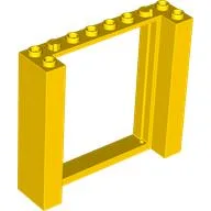 Door Frame Double 2 x 8 x 6 / Yellow