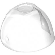 Headwear Accessory Visor [Large with Trapezoid Top] / Trans-Clear
