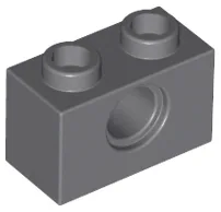 Technic Brick 1 x 2 [1 Pin Hole]