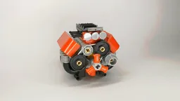 Mały silnik V4 Small V4 engine