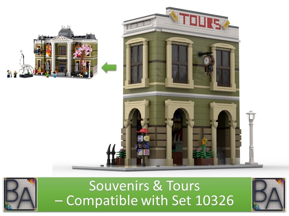 Lego Souvenirs & Tours - Compatible with Set 10326