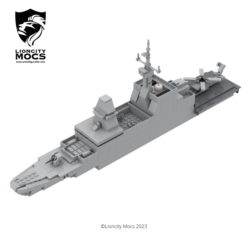 Lego Formidable-Class Frigate Custom Navy MOC
