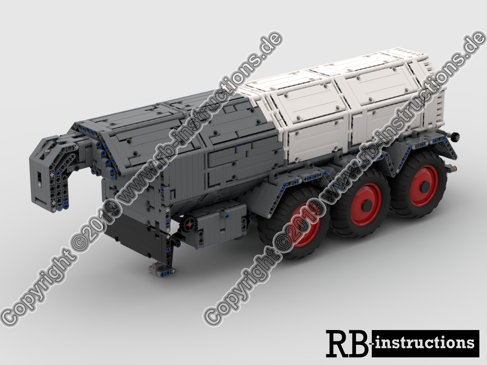 Lego Gooseneck barrel for Claas Xerion 5000 (Schwanenhalsfass)