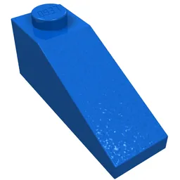 Brick Sloped 33° 3 x 1 / Blue
