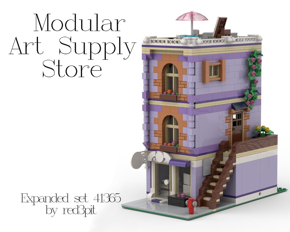 Lego Modular Art Supply Store