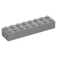 Brick 2 x 8 / Light Bluish Gray