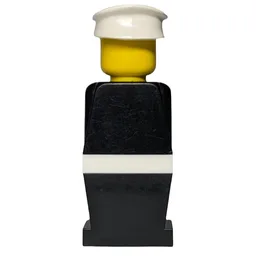 LEGOLAND Police - Black, White Hat, White Belt