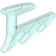 Lego Tool Saw with Handle and Tooth / Trans-Light Blue