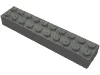 Brick 2 x 10 / Dark Bluish Gray