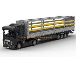 Combination DAF XF 460 + Trailer with struds