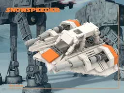 Snowspeeder Minifig Scale