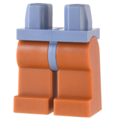 Lego Hips and Dark Orange Legs