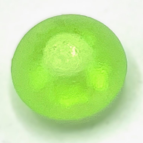 Lego Clikits Icon, Round 2 x 2 Small, Thick with Pin / Trans-Light Bright Green