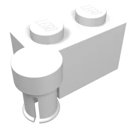 Hinge Brick 1 x 4 [Upper] / White