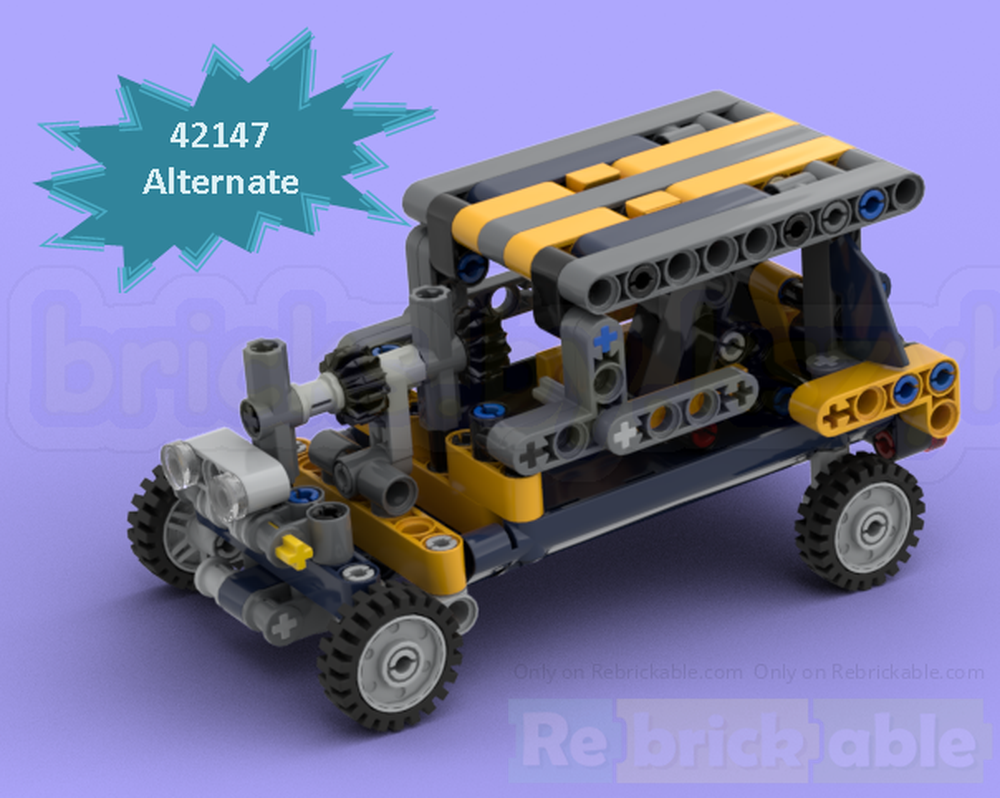 Lego Chopped Rat Rod (42147 Dump Truck Alternate)