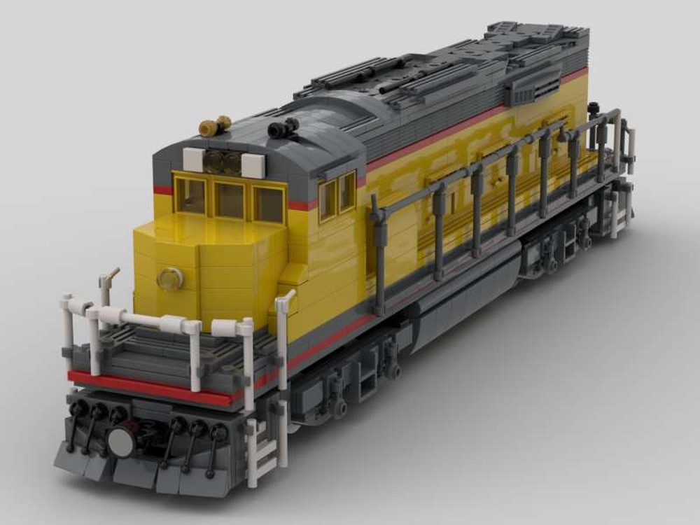 Lego Union Pacific GP-38 with "twin" PU power Opition