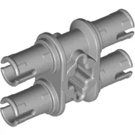 Technic Pin Double with Axle Hole / Light Bluish Gray