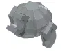 Helmet Ninja, Samurai / Light Bluish Gray