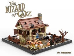 The Wizard Of Oz - MOC 03 - Dorothy's house