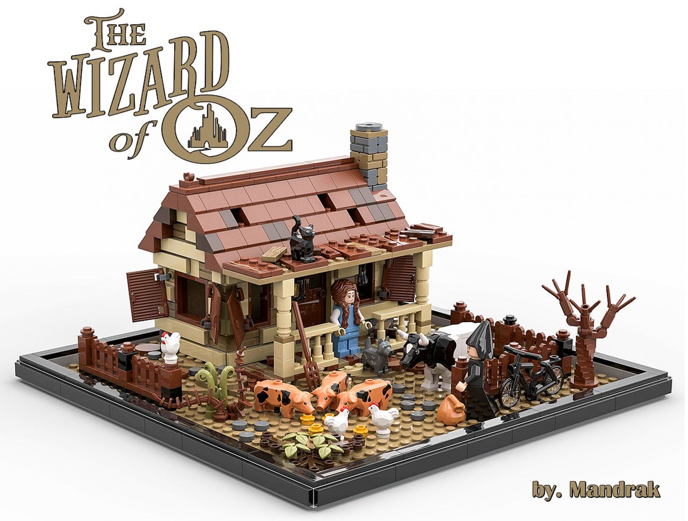 Lego The Wizard Of Oz - MOC 03 - Dorothy's house