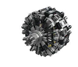 9 Cylinder Radial Engine