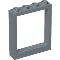 Lego Door Frame 1 x 4 x 4, no Holes / Sand Blue