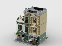LP shop & Live streaming studio, Lego 10278 Alternate build