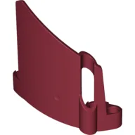 Technic Panel Fairing #22 Large Short, Small Hole, Side A / Dark Red