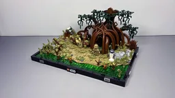Dagobah Dark Side Cave Diorama