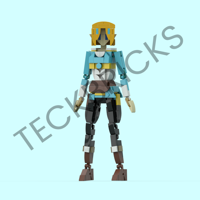 Lego Zelda from Zelda Tears of the Kingdom