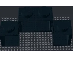4 hinged 2x2 big brick