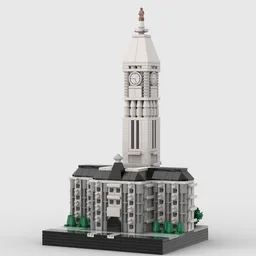 Philadelphia City Hall at 1/650th Scale