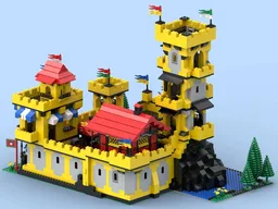 Yellow Lion Head Castle