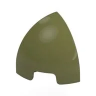 Brick Round Curved 1 x 1 x 1 Quarter Dome / Olive Green