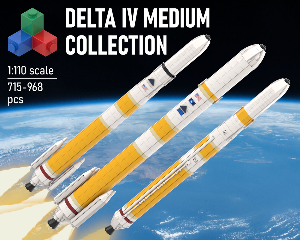 Lego Delta IV Medium Collection [Saturn V scale]