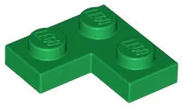 Plate 2 x 2 Corner / Green