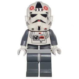 AT-AT Driver, White Uniform, Plain Black Head (87556 Helmet)