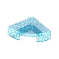 Tile Round 1 x 1 Quarter / Opal Trans-Dark Blue