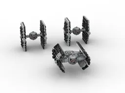 Mini Size Vader's Twin ion engine starfighter adv. X1 & squadron