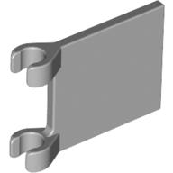 Lego Flag 2 x 2 Square [Thin Clips] / Light Bluish Gray