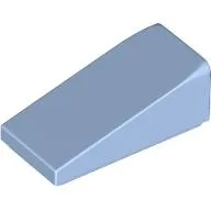Brick Sloped 18° 2 x 1 x 2/3 / Bright Light Blue