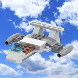 Small gray spaceship