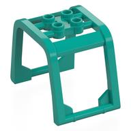 Lego Roll Cage 6 x 4 x 3 1/3 / Dark Turquoise
