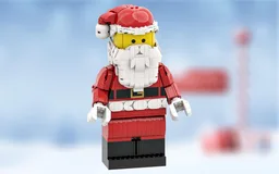 "Up-Scaled LEGO Minifigure - Santa Claus
