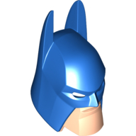 Lego Large Figure Head Batman / Light Nougat