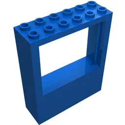Window 2 x 6 x 6 Freestyle / Blue