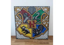 Customized Hogwarts Crest Mosaic