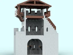 D-shaped Wall Tower