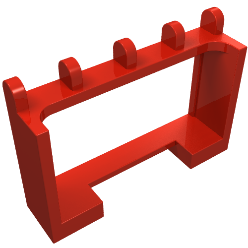 Lego Hinge Vehicle Roof Holder 1 x 4 x 2 / Red
