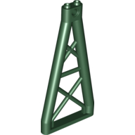 Lego Support 1 x 6 x 10 Girder Triangular / Dark Green